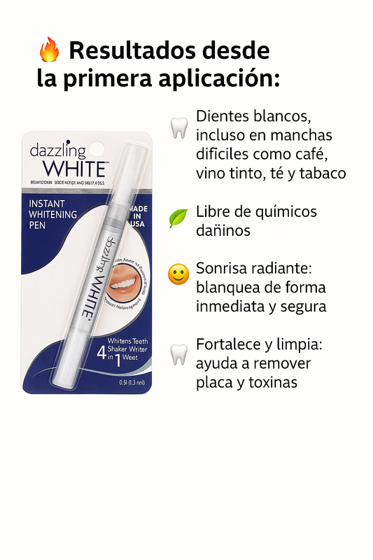 🦷✨ Whitee™ – Lápiz Blanqueador Dental Profesional. Resultados inmediatos